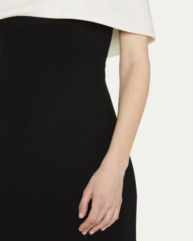 Lela Rose Off-the-Shoulder Two-Tone Gown | Thumbnail 5 Lela Rose Off-the-Shoulder Two-Tone Gown | Thumbnail 5