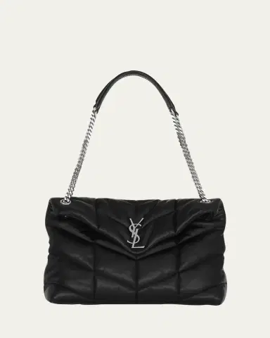 Saint Laurent Lou Puffer Medium YSL Shoulder Bag in Quilted Leather | Thumbnail 6 Saint Laurent Lou Puffer Medium YSL Shoulder Bag in Quilted Leather | Thumbnail 6
