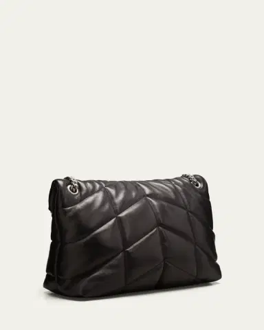 Saint Laurent Lou Puffer Medium YSL Shoulder Bag in Quilted Leather | Thumbnail 8 Saint Laurent Lou Puffer Medium YSL Shoulder Bag in Quilted Leather | Thumbnail 8