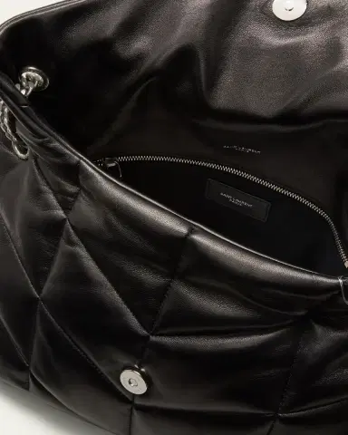 Saint Laurent Lou Puffer Medium YSL Shoulder Bag in Quilted Leather | Thumbnail 9 Saint Laurent Lou Puffer Medium YSL Shoulder Bag in Quilted Leather | Thumbnail 9