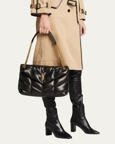 Saint Laurent Lou Puffer Medium YSL Shoulder Bag in Quilted Leather | Thumbnail 2 Saint Laurent Lou Puffer Medium YSL Shoulder Bag in Quilted Leather | Thumbnail 2