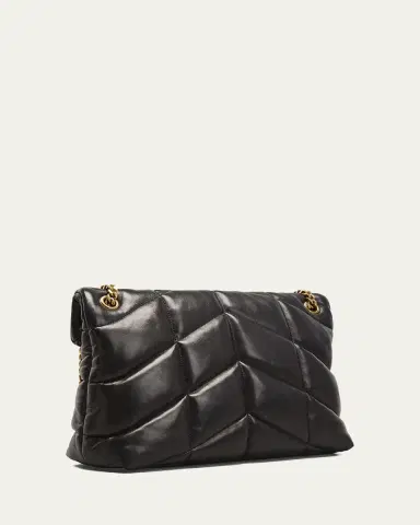 Saint Laurent Lou Puffer Medium YSL Shoulder Bag in Quilted Leather | Thumbnail 3 Saint Laurent Lou Puffer Medium YSL Shoulder Bag in Quilted Leather | Thumbnail 3