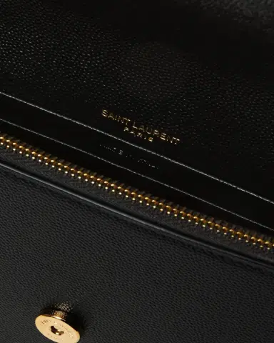 Saint Laurent Kate Tassel YSL Wallet on Chain in Grained Leather | Thumbnail 5 Saint Laurent Kate Tassel YSL Wallet on Chain in Grained Leather | Thumbnail 5