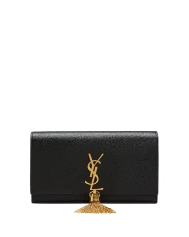 Saint Laurent Kate Tassel YSL Wallet on Chain in Grained Leather | Thumbnail 1 Saint Laurent Kate Tassel YSL Wallet on Chain in Grained Leather | Thumbnail 1
