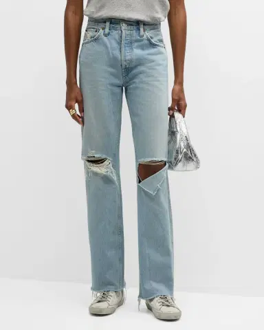 RE/DONE 90s High-Rise Loose Straight Jeans | Thumbnail 4 RE/DONE 90s High-Rise Loose Straight Jeans | Thumbnail 4