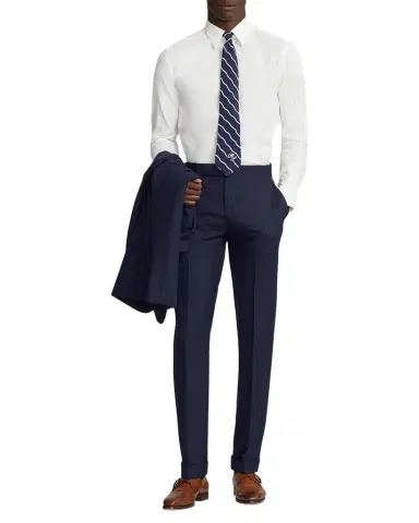 Ralph Lauren Purple Label Men's Poplin Shirt | Thumbnail 1 Ralph Lauren Purple Label Men's Poplin Shirt | Thumbnail 1