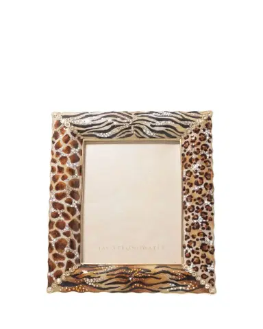 Jay Strongwater 5" x 7" Mixed Animal-Print Picture Frame | Thumbnail 1 Jay Strongwater 5" x 7" Mixed Animal-Print Picture Frame | Thumbnail 1