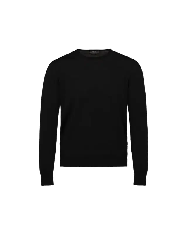 Men's Worsted Wool Crewneck Sweater Men's Worsted Wool Crewneck Sweater