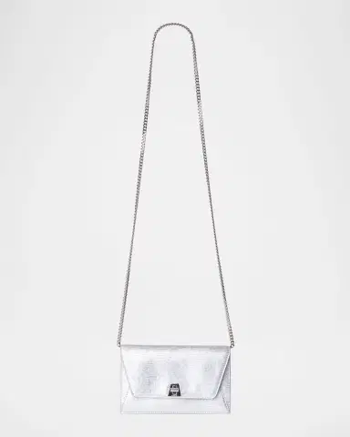 Akris Anouk Lizard-Print Clutch Bag w/ Chain | Thumbnail 6 Akris Anouk Lizard-Print Clutch Bag w/ Chain | Thumbnail 6