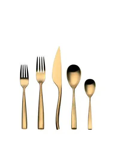 Mepra Arte Oro Ice 5-Piece Flatware Set | Thumbnail 1 Mepra Arte Oro Ice 5-Piece Flatware Set | Thumbnail 1