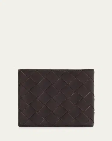 Bottega Veneta Men's Intrecciato Leather Bifold Wallet | Thumbnail 3 Bottega Veneta Men's Intrecciato Leather Bifold Wallet | Thumbnail 3