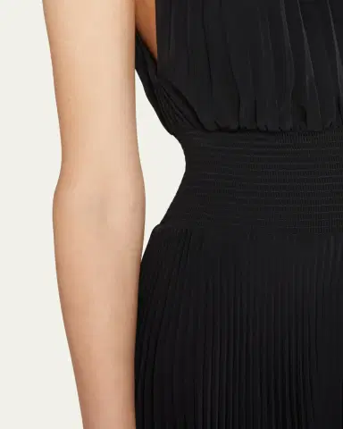 A.L.C. Renzo Pleated Halter Dress | Thumbnail 11 A.L.C. Renzo Pleated Halter Dress | Thumbnail 11
