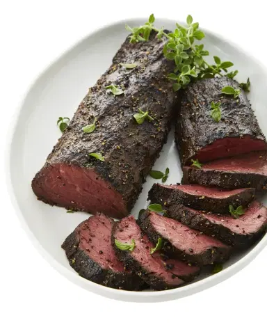 Perini Ranch Mesquite Smoked Peppered Beef Tenderloin & Steakhouse Cookbook | Thumbnail 1 Perini Ranch Mesquite Smoked Peppered Beef Tenderloin & Steakhouse Cookbook | Thumbnail 1