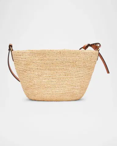 LOEWE x Paula's Ibiza Pochette Medium Raffia Crossbody Bag | Thumbnail 7 LOEWE x Paula's Ibiza Pochette Medium Raffia Crossbody Bag | Thumbnail 7