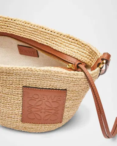 LOEWE x Paula's Ibiza Pochette Medium Raffia Crossbody Bag | Thumbnail 8 LOEWE x Paula's Ibiza Pochette Medium Raffia Crossbody Bag | Thumbnail 8