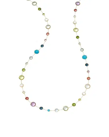Ippolita Lollitini Long Necklace in 18K Gold | Thumbnail 1 Ippolita Lollitini Long Necklace in 18K Gold | Thumbnail 1
