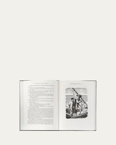Graphic Image "The Old Man and the Sea" Leather Bound Book by Ernest Hemingway | Thumbnail 4 Graphic Image "The Old Man and the Sea" Leather Bound Book by Ernest Hemingway | Thumbnail 4