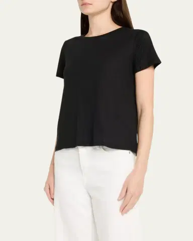 MAJESTIC FILATURES Short-Sleeve Semi-Relaxed Crewneck T-Shirt | Thumbnail 4 MAJESTIC FILATURES Short-Sleeve Semi-Relaxed Crewneck T-Shirt | Thumbnail 4