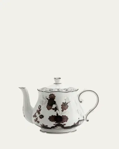 Ginori 1735 Oriente Italiano Albus Small Teapot, 23 oz. | Thumbnail 3 Ginori 1735 Oriente Italiano Albus Small Teapot, 23 oz. | Thumbnail 3