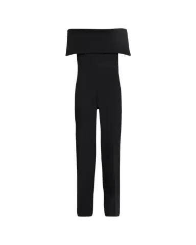 Lela Rose Off-the-Shoulder Crepe Jumpsuit | Thumbnail 1 Lela Rose Off-the-Shoulder Crepe Jumpsuit | Thumbnail 1