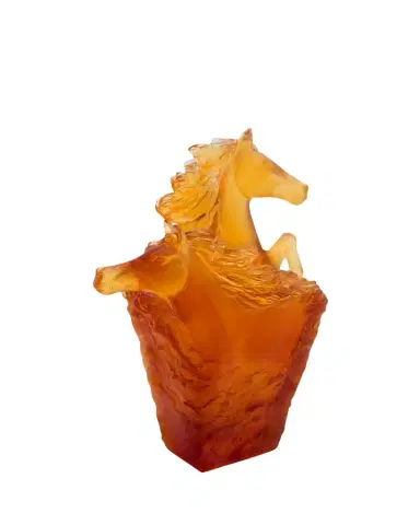 Daum Amber Cavalcade Pencil Holder | Thumbnail 1 Daum Amber Cavalcade Pencil Holder | Thumbnail 1