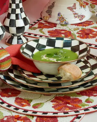 MacKenzie-Childs Courtly Check Cereal Bowl | Thumbnail 2 MacKenzie-Childs Courtly Check Cereal Bowl | Thumbnail 2