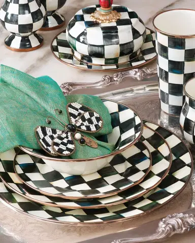 MacKenzie-Childs Courtly Check Cereal Bowl | Thumbnail 3 MacKenzie-Childs Courtly Check Cereal Bowl | Thumbnail 3