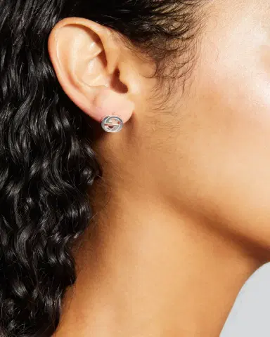 Gucci Interlocking G Stud Earrings | Thumbnail 2 Gucci Interlocking G Stud Earrings | Thumbnail 2