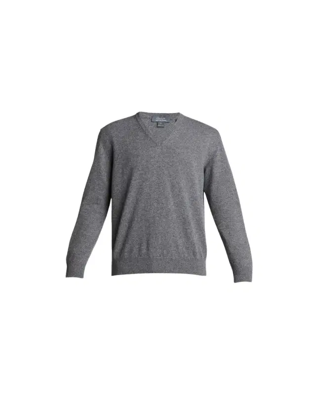 Men's Classic 12GG Cashmere V-Neck Sweater Men's Classic 12GG Cashmere V-Neck Sweater
