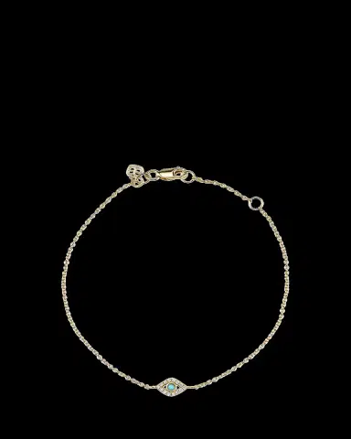 Sydney Evan Small Diamond Evil Eye Bracelet | Thumbnail 2 Sydney Evan Small Diamond Evil Eye Bracelet | Thumbnail 2