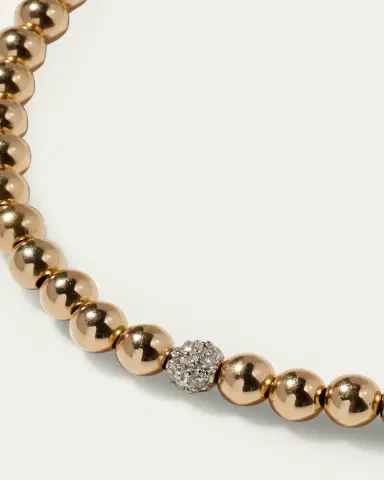 Sydney Evan 14k White Gold Diamond Bead Ball Bracelet | Thumbnail 3 Sydney Evan 14k White Gold Diamond Bead Ball Bracelet | Thumbnail 3