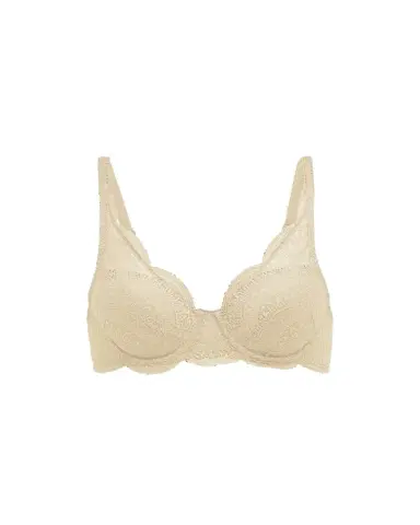 Simone Pérèle Karma 3D Molded Bra with Triangle Lace | Thumbnail 1 Simone Pérèle Karma 3D Molded Bra with Triangle Lace | Thumbnail 1