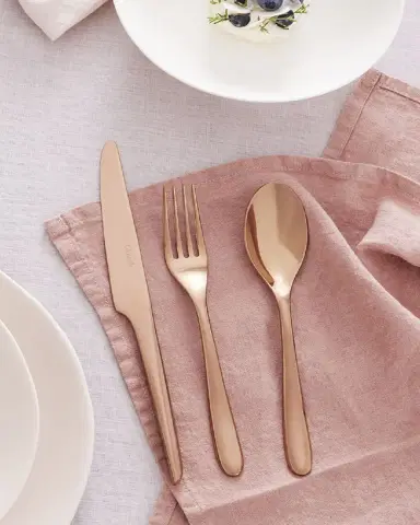 Christofle Lame de Copper 5-Piece Flatware Set | Thumbnail 2 Christofle Lame de Copper 5-Piece Flatware Set | Thumbnail 2
