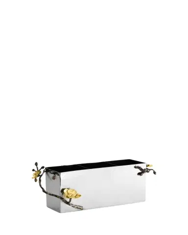 Michael Aram Gold Orchid Cutlery Caddy | Thumbnail 1 Michael Aram Gold Orchid Cutlery Caddy | Thumbnail 1