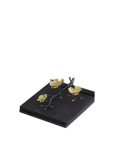 Michael Aram Gold Orchid Dinner Napkin Holder | Thumbnail 1 Michael Aram Gold Orchid Dinner Napkin Holder | Thumbnail 1