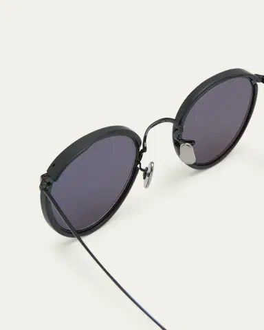 Eyevan Men's 717E Round Acetate-Wrapped Metal Sunglasses | Thumbnail 13 Eyevan Men's 717E Round Acetate-Wrapped Metal Sunglasses | Thumbnail 13