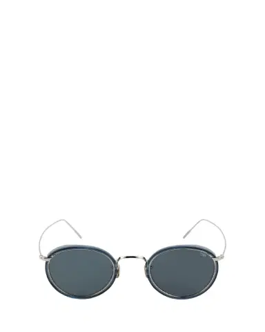 Eyevan Men's 717E Round Acetate-Wrapped Metal Sunglasses | Thumbnail 1 Eyevan Men's 717E Round Acetate-Wrapped Metal Sunglasses | Thumbnail 1