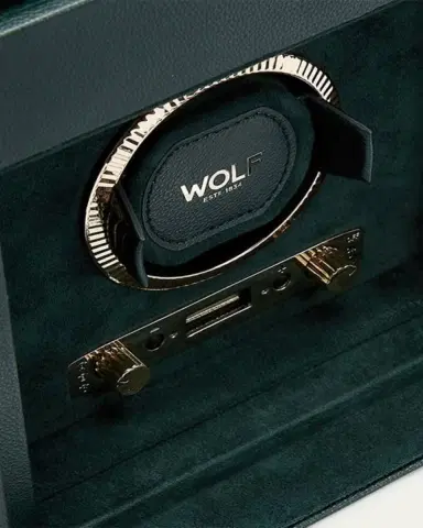 Wolf British Racing Single Watch Winder with Storage | Thumbnail 4 Wolf British Racing Single Watch Winder with Storage | Thumbnail 4