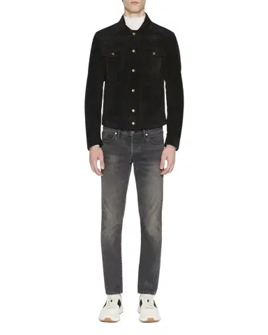Tom Ford Men's Suede Western Jacket | Thumbnail 1 Tom Ford Men's Suede Western Jacket | Thumbnail 1