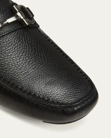 Ferragamo Men's Parigi Gancini Leather Drivers | Thumbnail 13 Ferragamo Men's Parigi Gancini Leather Drivers | Thumbnail 13