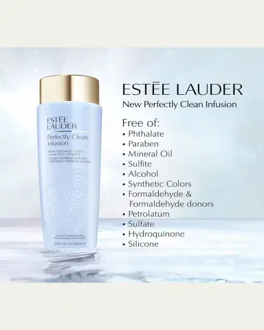 Estee Lauder Perfectly Clean Infusion Balancing Skin Essence Face Lotion Toner with Amino Acid + Waterlily | Thumbnail 4 Estee Lauder Perfectly Clean Infusion Balancing Skin Essence Face Lotion Toner with Amino Acid + Waterlily | Thumbnail 4