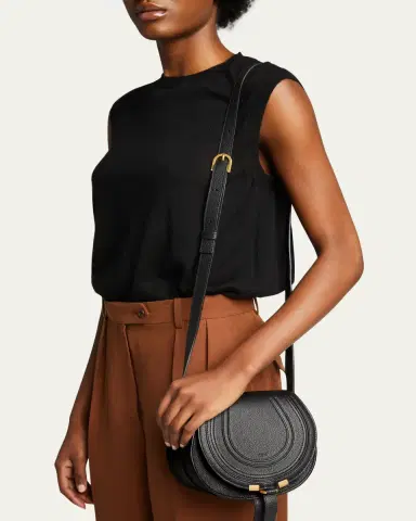 Chloé Marcie Small Crossbody Bag in Grained Calfskin | Thumbnail 2 Chloé Marcie Small Crossbody Bag in Grained Calfskin | Thumbnail 2