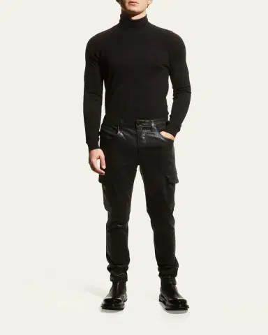 Monfrère Men's Preston Coated Denim Cargo Pants | Thumbnail 2 Monfrère Men's Preston Coated Denim Cargo Pants | Thumbnail 2