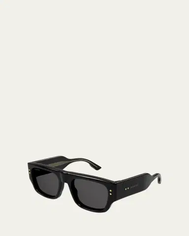 Gucci Men's Oversized Rectangle Sunglasses | Thumbnail 2 Gucci Men's Oversized Rectangle Sunglasses | Thumbnail 2