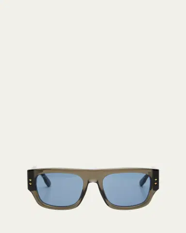 Gucci Men's Oversized Rectangle Sunglasses | Thumbnail 3 Gucci Men's Oversized Rectangle Sunglasses | Thumbnail 3