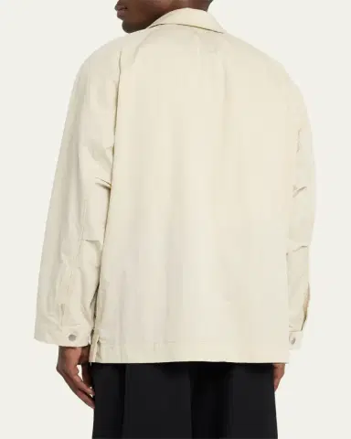 3.1 Phillip Lim Men's Twill Button-Front Chore Coat | Thumbnail 3 3.1 Phillip Lim Men's Twill Button-Front Chore Coat | Thumbnail 3