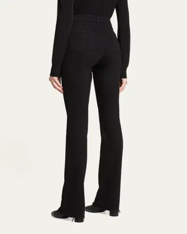 L'Agence Ruth High-Rise Straight Jeans w/ Raw Hem | Thumbnail 12 L'Agence Ruth High-Rise Straight Jeans w/ Raw Hem | Thumbnail 12