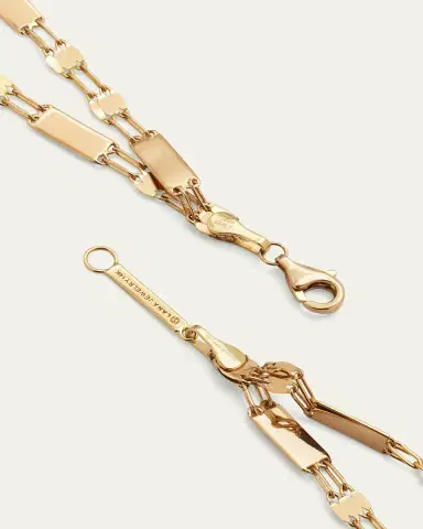 Lana 14K Gold Blake Double Mega Gloss Double-Strand Necklace | Thumbnail 4 Lana 14K Gold Blake Double Mega Gloss Double-Strand Necklace | Thumbnail 4