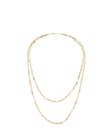 Lana 14K Gold Blake Double Mega Gloss Double-Strand Necklace | Thumbnail 1 Lana 14K Gold Blake Double Mega Gloss Double-Strand Necklace | Thumbnail 1