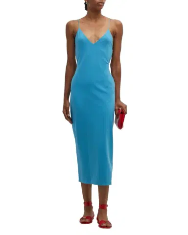 Giorgio Armani Jersey Midi Dress w/ Strappy Back | Thumbnail 1 Giorgio Armani Jersey Midi Dress w/ Strappy Back | Thumbnail 1